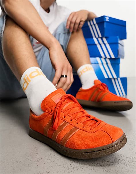 asos adidas tobacco gruen